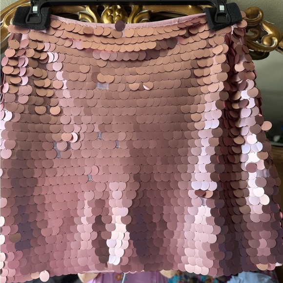1 state Sequin Pink Skirt - Picture 1 of 6